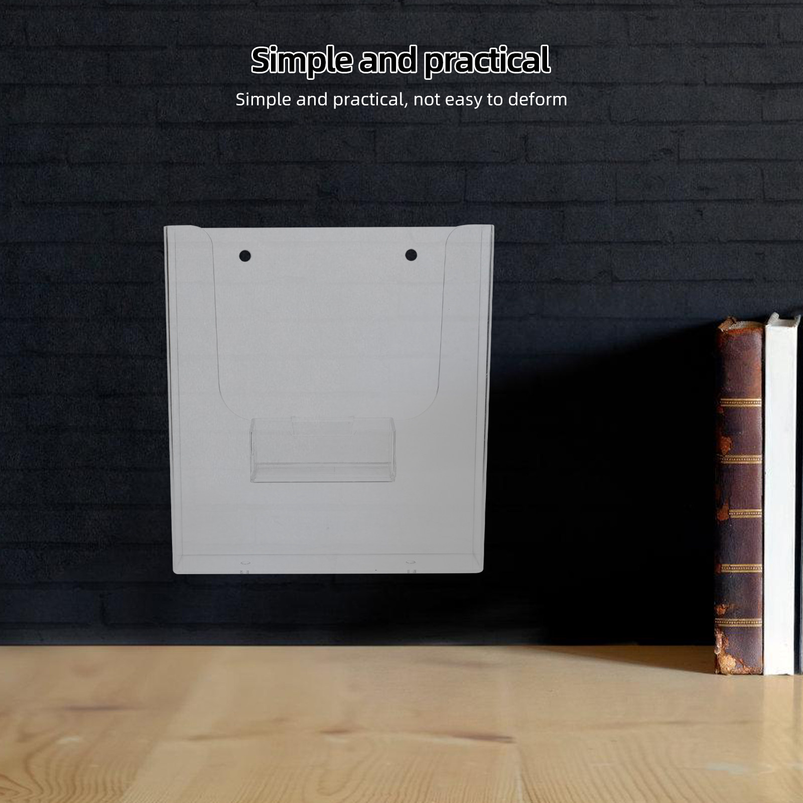 Magazine Holder Rack - Akrilik A4 Dosya Tutucu Duvara Asılabilir