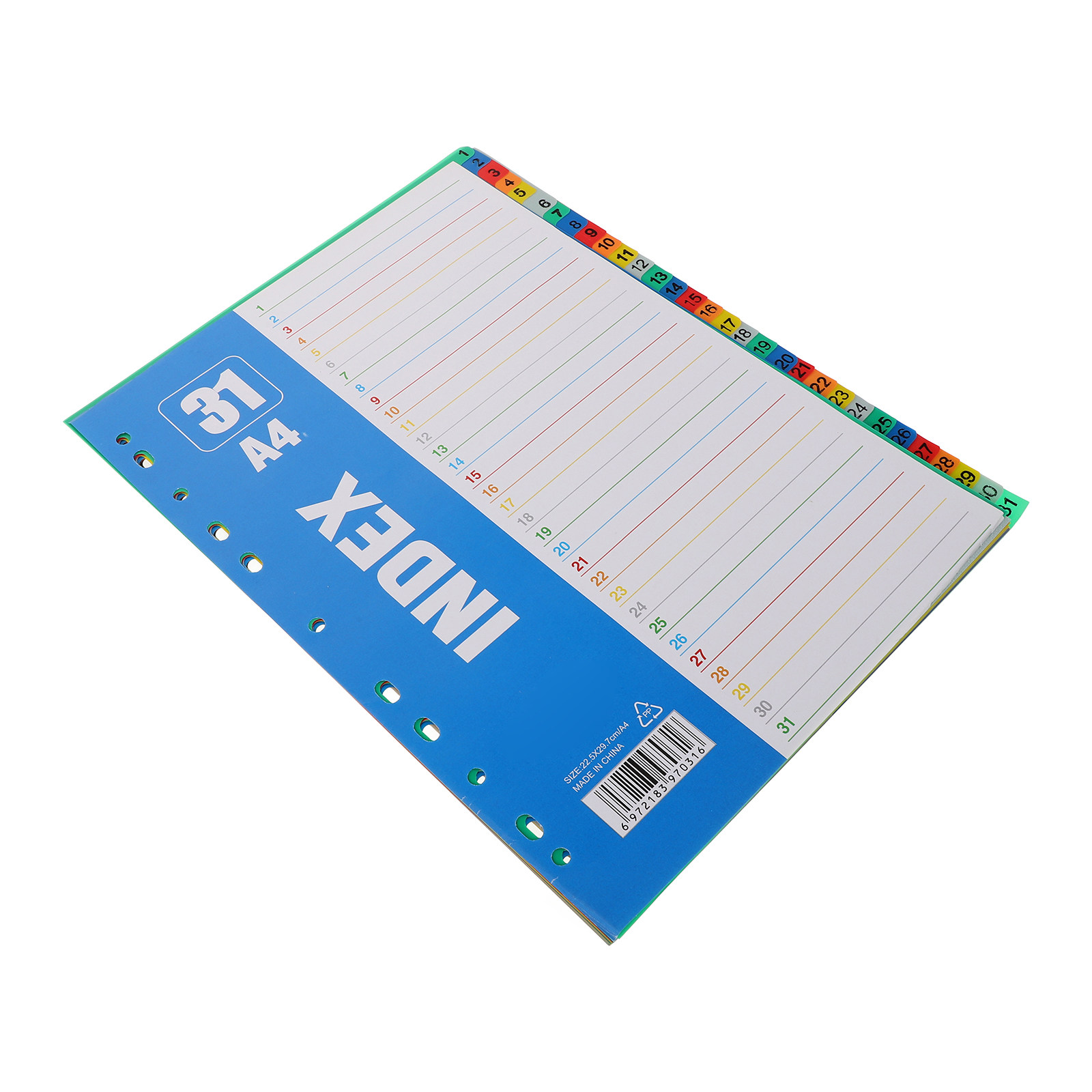 1 Set Sayı İndeks Sayfası A4 1 - Tab Divider A4 incelemesi ve fiyatı